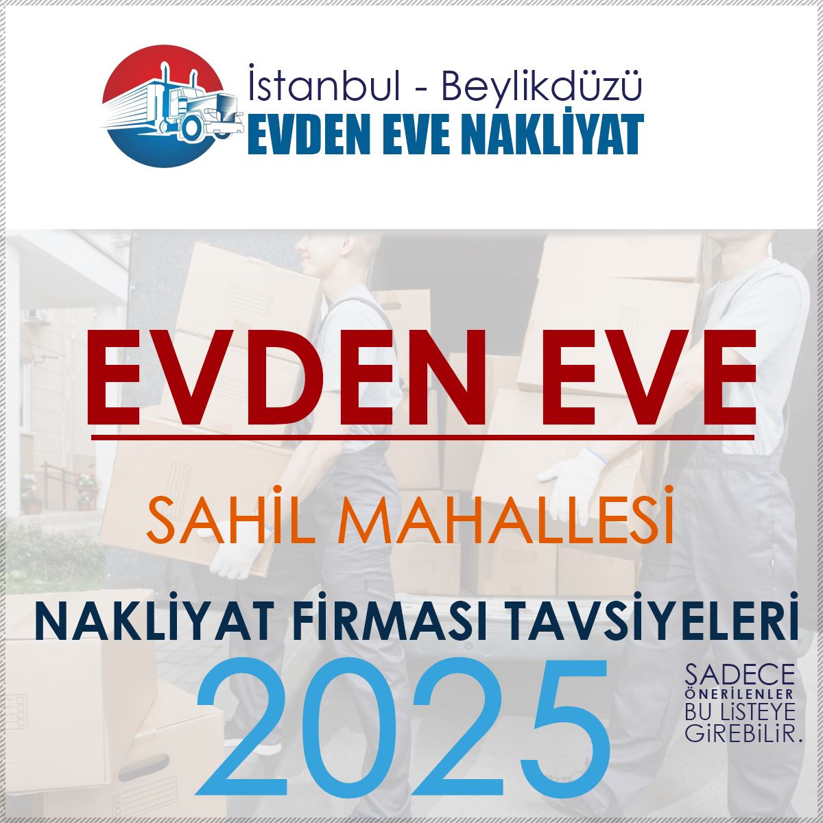Sahil Mahallesi Evden Eve Nakliyat Firmaları