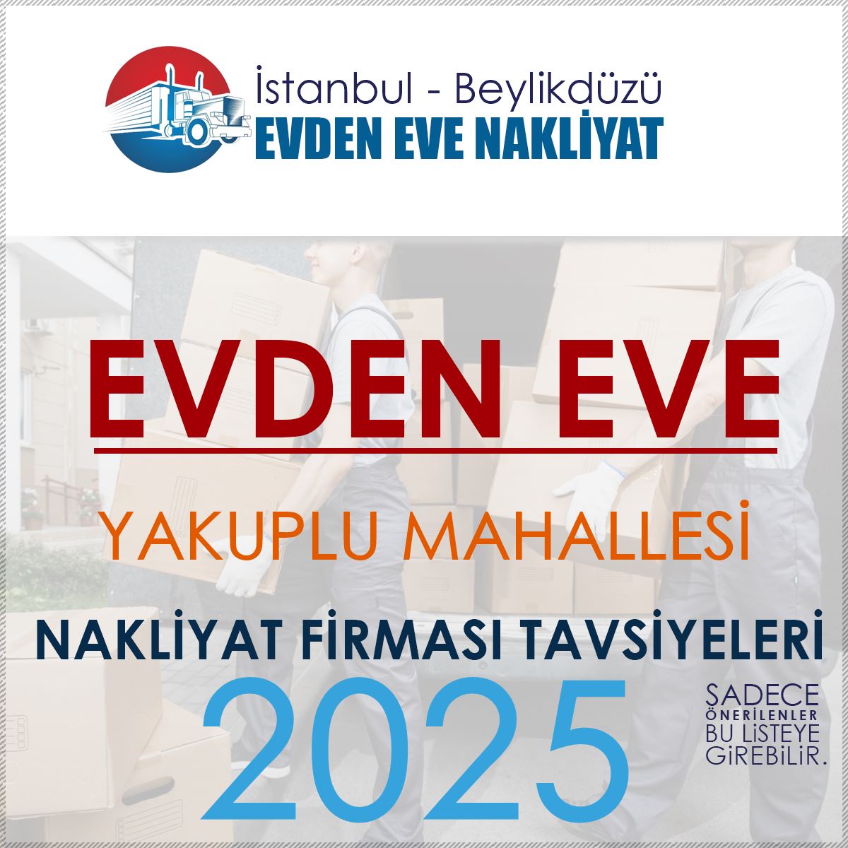 Yakuplu Evden Eve Nakliyat Firmaları