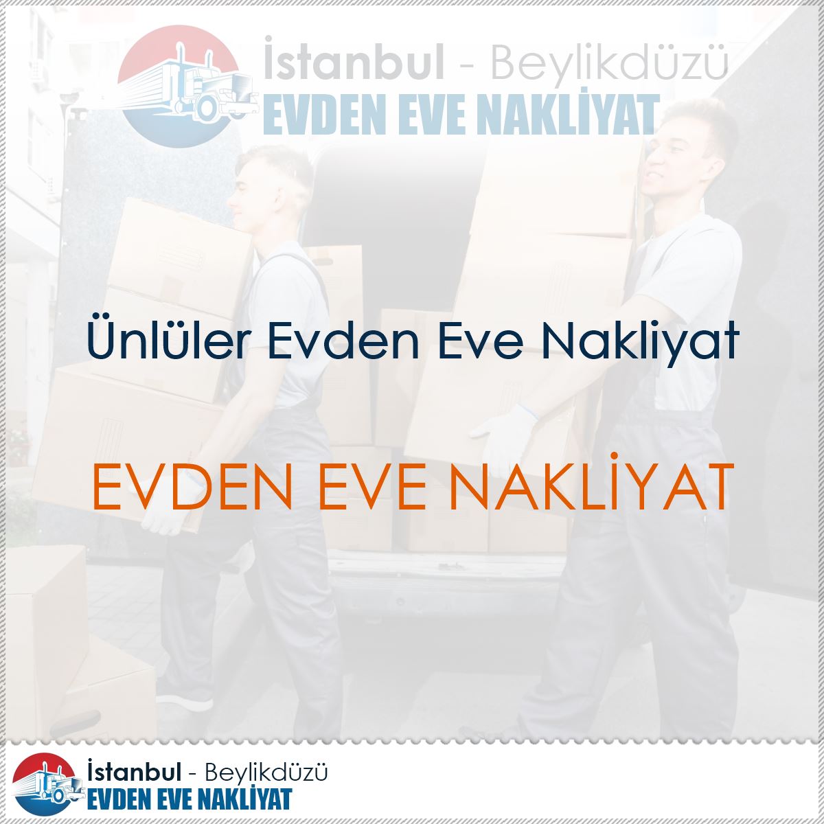 Ünlüler Evden Eve Nakliyat : Kapak Görseli